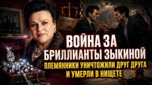 ВОЙНА ЗА БРИЛЛИАНТЫ ЗЫКИНОЙ: Племянники Уничтожили Друг Друга и Умерли в Нищете