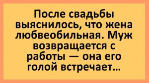 Голая жена встречает мужа с работы... | Анекдоты смешные | Юмор