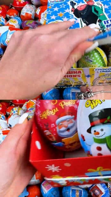 100 яиц с сюрпризами 😱 Открываем все! 🎁