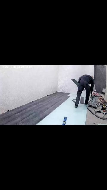 Монтаж каменного ламината Spc. Иркутская. Калининград.