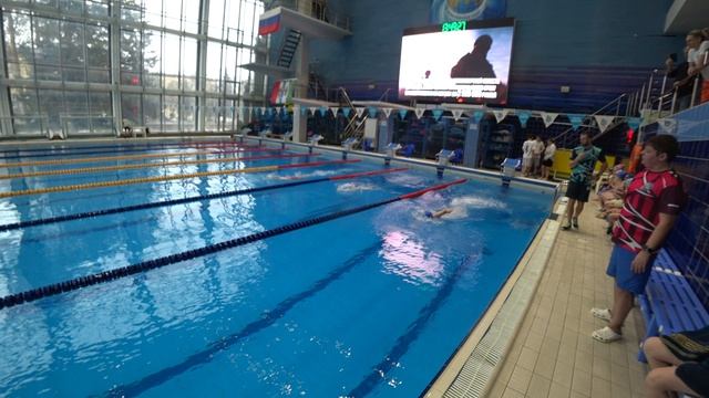 190426 50м вс 3класс Коноваленко Дима 1дор 42сек 2юн 3место