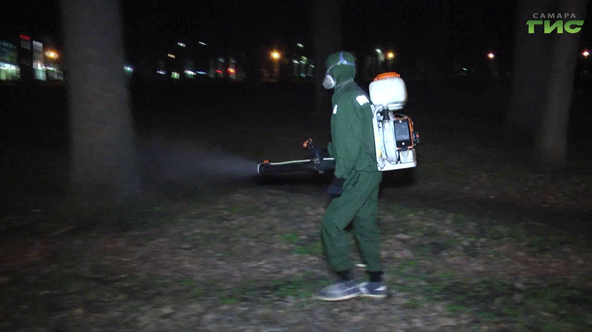 В Самаре скверы и парки обрабатывают от клещей