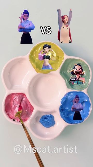 Демоны и K-pop 😱 Волшебные цвета!