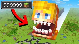 Майнкрафт, но Ты Съедаешь 1 МИЛЛИАРД БЛОКОВ....