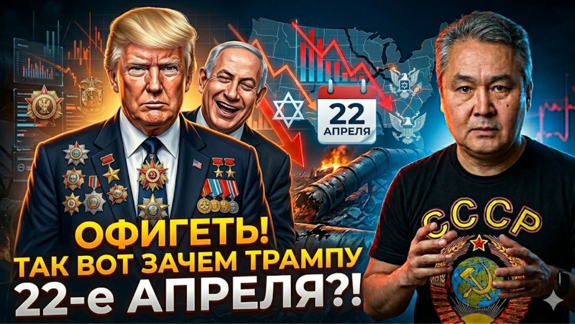 ОФИГЕТЬ. ТАК ВОТ ЗАЧЕМ ТРАМПУ 22-е АПРЕЛЯ?!