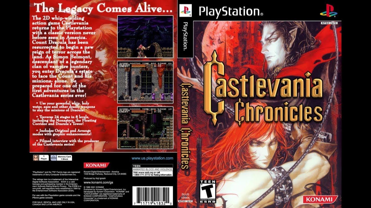 Прохождение Castlevania Chronicles (PS1) Arrange Mode (Часть I)