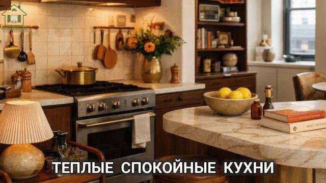 Теплые спокойные кухни фото идеи для вдохновения (16)