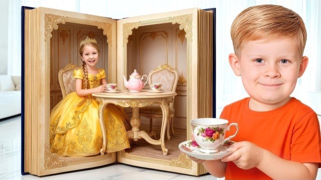 Дети Попали в Книгу Сказок и Помогают Принцессам!