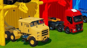 Машинки летают и прыгают! Развивающие мультики Машины помощники. Мультфильмы про машинки