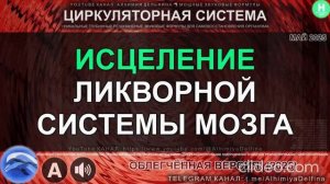 Исцеление Ликворной Системы Мозга  Очищение Спинномозговой Жидкости и Восстановление Циркуляции
