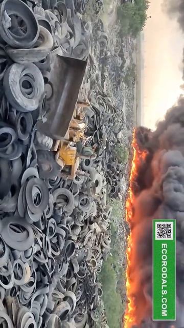 🔥 Черные клубы дыма, ядовитый запах и тонны резины  — вот цена безответственности к природе.