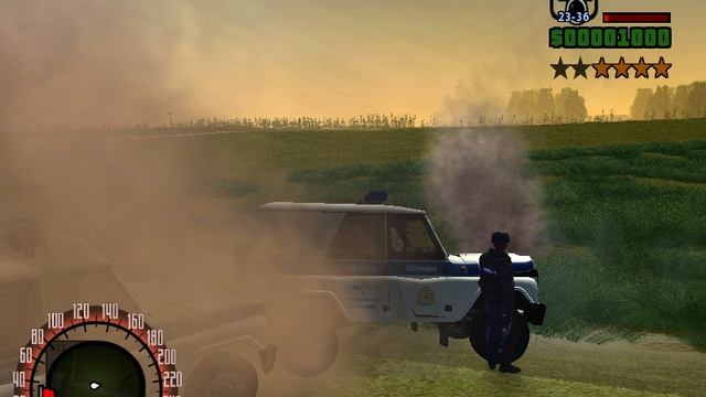 GTA Original Russia запись видео с Fraps. Отрывок 2.