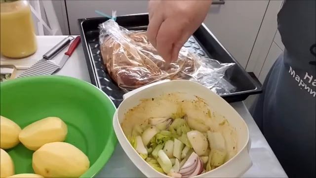 Мясо на овощах в рукаве!Быстро и вкусно! Домашняя еда Кухня Рецепты  #еда