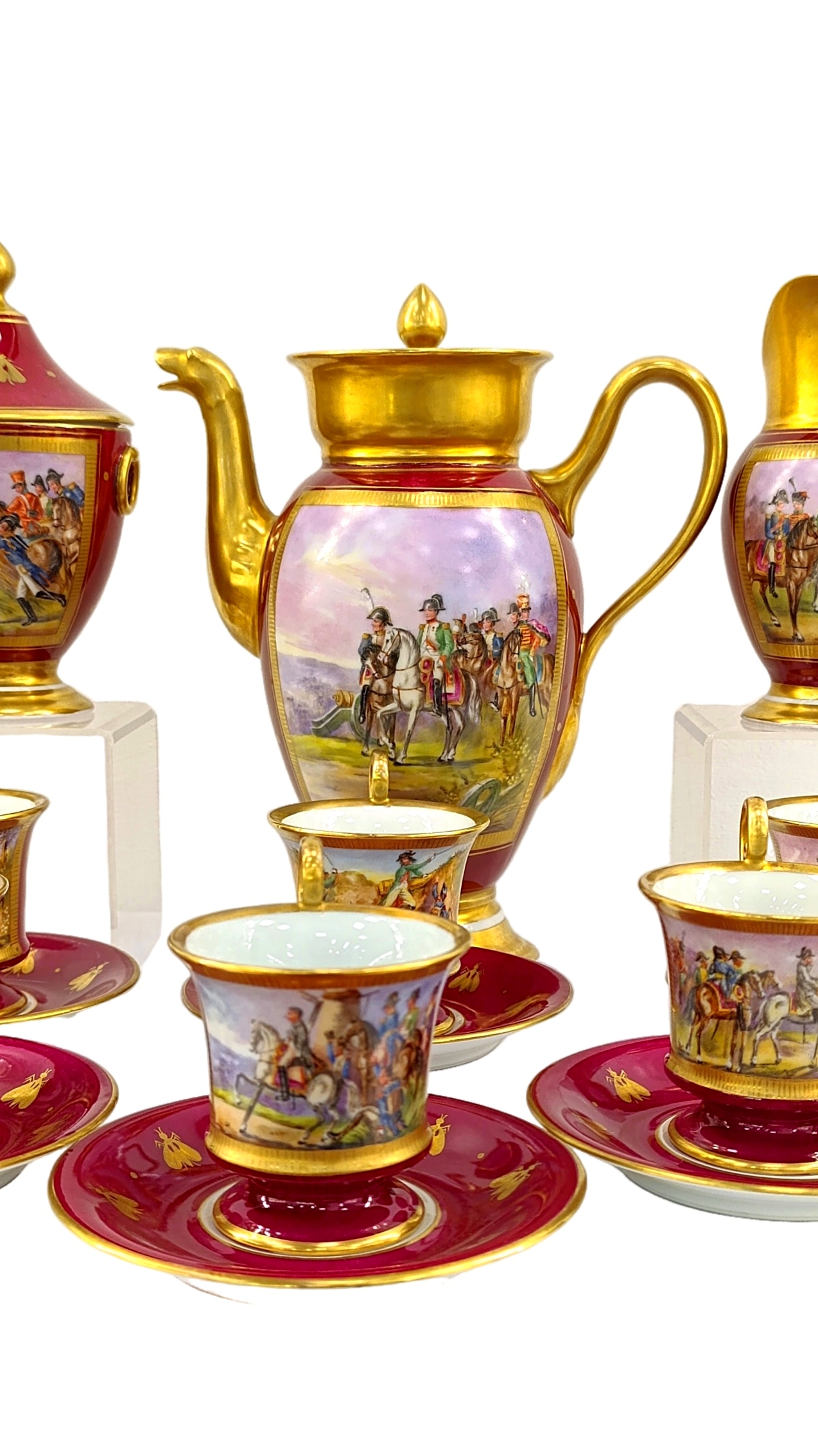 Редкий кофейный сервиз на 12 персон Le Tallec / 282261.