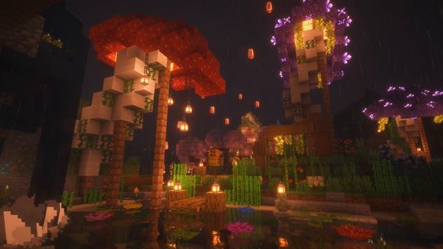 Раслабляющая музыка на фоне Minecraft Relax