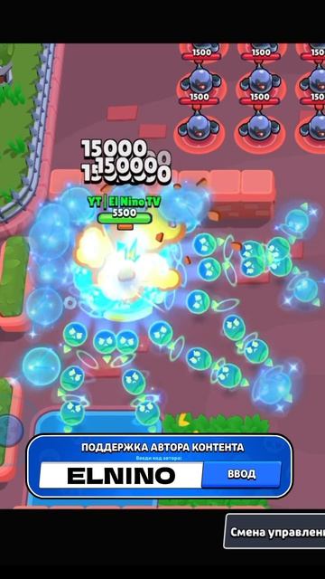 ЧТО ТВОРИТ БЕА с РОБОТОМ_ 😱 #brawlstars #shorts