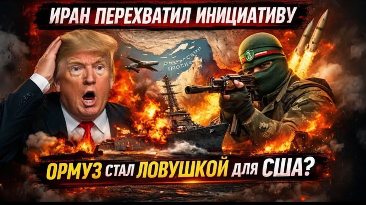 ИРАН ПЕРЕХВАТИЛ ИНИЦИАТИВУ — ОРМУЗ СТАЛ ЛОВУШКОЙ ДЛЯ США Ларри Джонсон