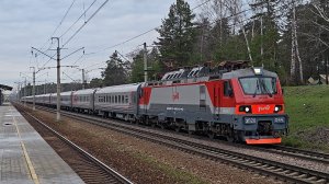 ЭП20-044 с поездом №102 «Сочи» Москва–Адлер | Красково