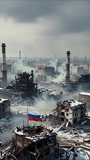 Разрушенный мир: надежда умирает #постапокалипсис #разрушение #печаль