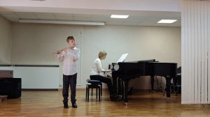 Валерий Гаврилин "Тарантелла" для флейты и фортепиано/Арсений Костягин