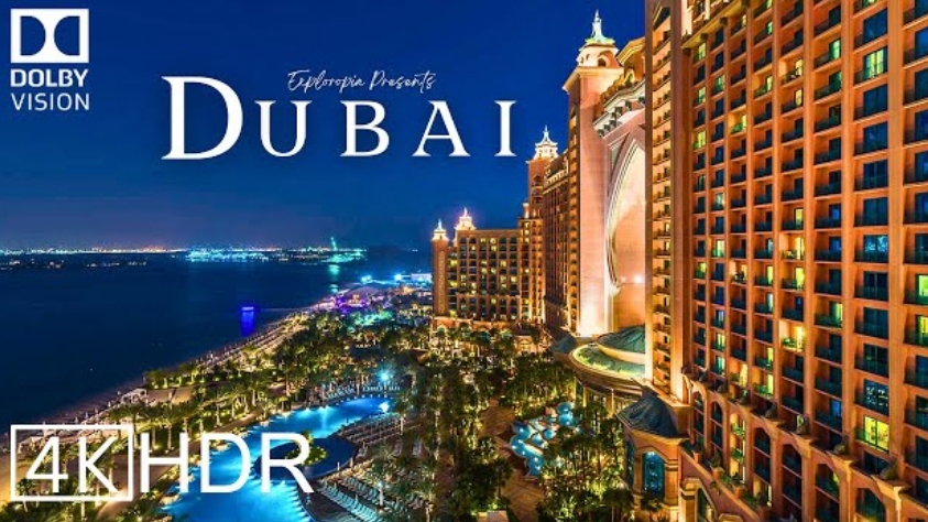 Дубай,  Объединённые Арабские Эмираты, Видео с дрона.