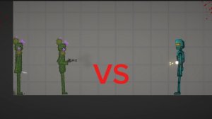 2 кактуса VS 1 робота 😎 Melon Sandbox