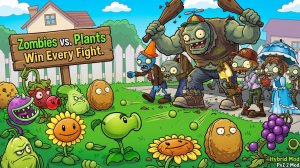 Зомби против растений! Plants vs Zombies ПвЗ PvZ Растения против Зомби Битва прохождение игры