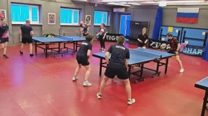 отбор Сергеев/Ланцетова (1181) - Ревука/Сидоренко (661) 19.04 Парный турнир по настольному теннису