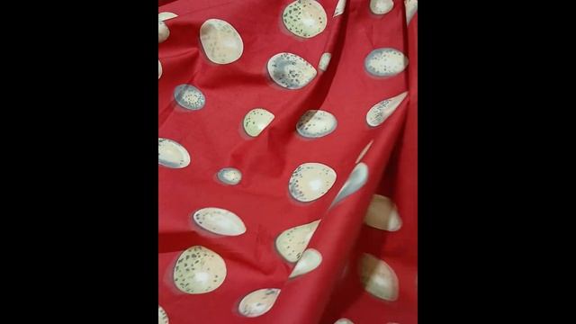 Хлопок поплин с принтом 