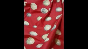 Хлопок поплин с принтом "BON OEUF" RATTI  ИТАЛИЯ