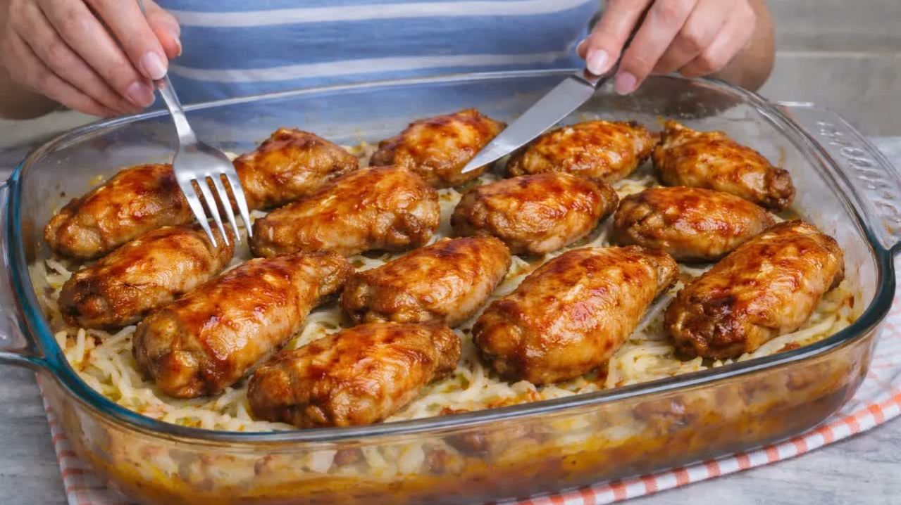 Куриные крылышки вкуснее шашлыка, готовьте хоть каждый день! Никто не знает этот доступный рецепт