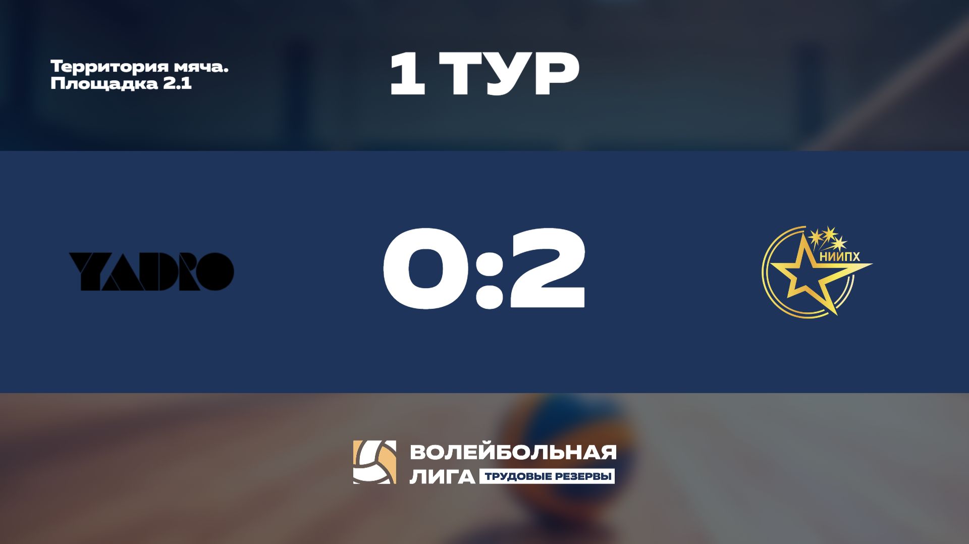 Обзор | 1 тур | YADRO (Ж) - НИИПХ (Ж)