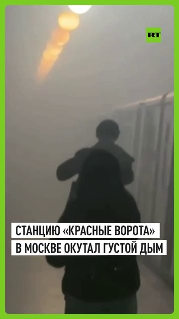 Дым на станции «Красные ворота» в Москве: движение на Сокольнической линии остановлено