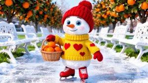 ⛄️МУЛЬТИК‑ПЕСЕНКА: ВЕСЁЛЫЙ СНЕГОВИК | Развивающие детские песни и мультики