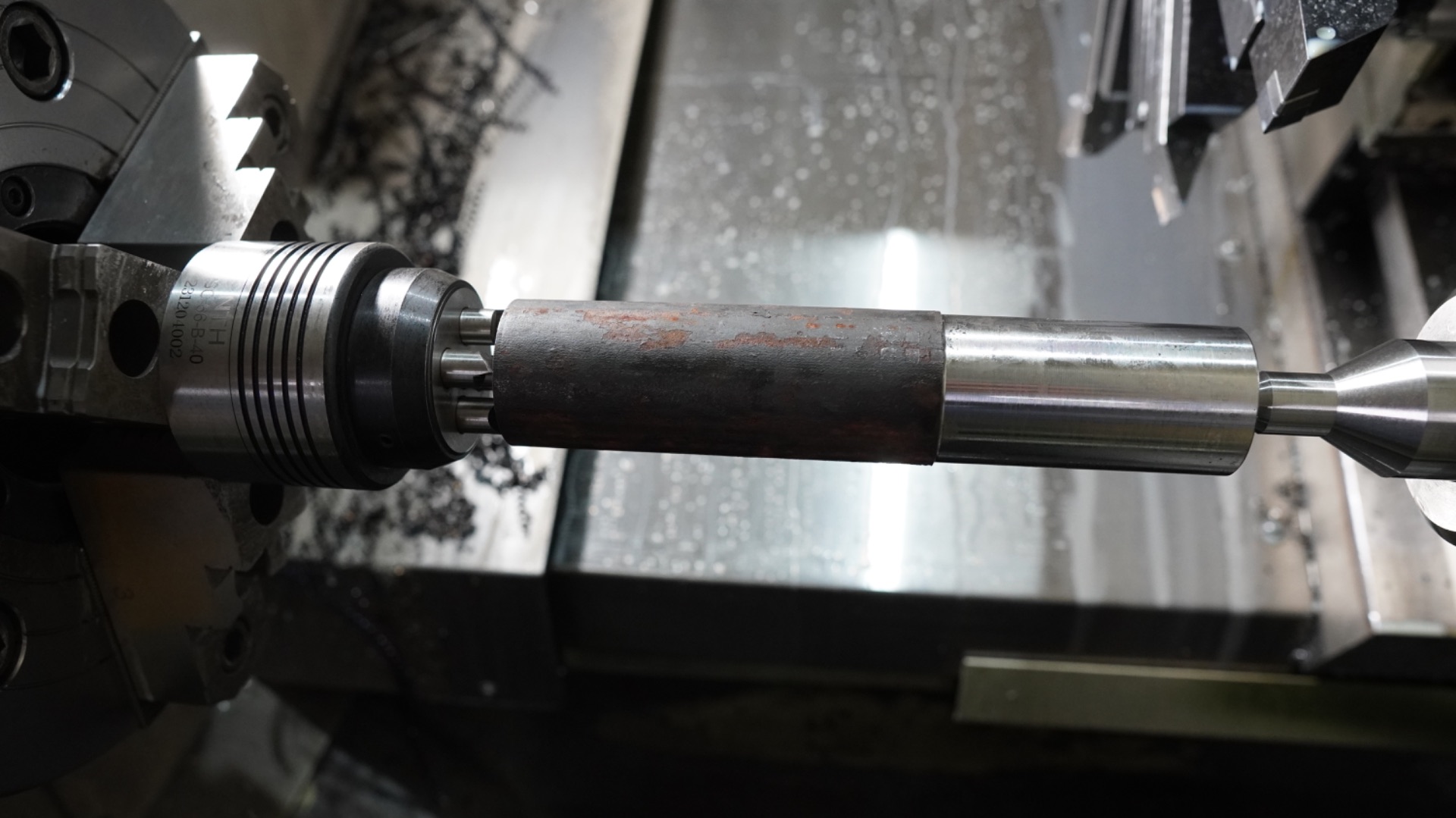 Применение поводкового патрона на ЧПУ.