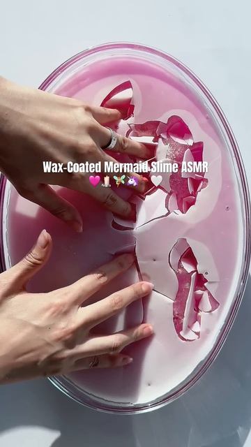 Самый хрустящий слайм 🤩 Смотри до конца!