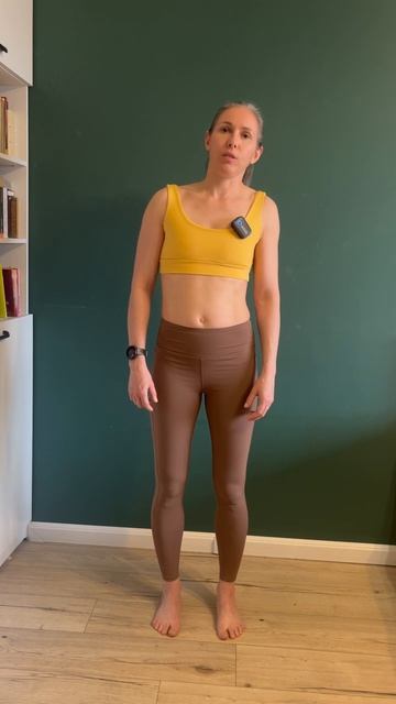 Волна в шее фронтально