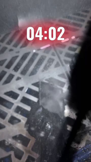 Крышка двигателя - очистка аквабластом за 7 минут