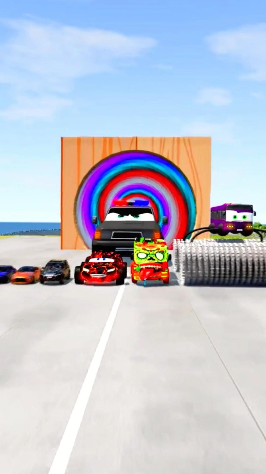 БОЛЬШАЯ И МАЛЕНЬКАЯ ПОЛИЦЕЙСКАЯ МАШИНА