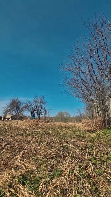 ВЕСЕННИЕ РАБОТЫ НА УЧАСТКЕ ❤️🙌