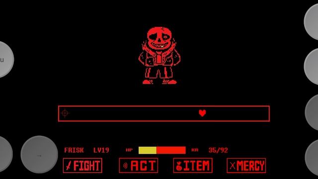 Битва с Underfell Сансом