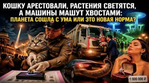 Космическая медуза над Питером, кошачий арест в Таиланде и светящиеся деревья: что творится в мире?