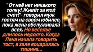 Жизненные истории/Она живёт за мой счёт! - говорил муж на своём юбилее