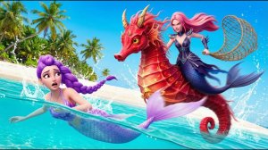 Русалочка Руми! 🧚♀️ Джину противостоит могущественному заклинанию Королевы