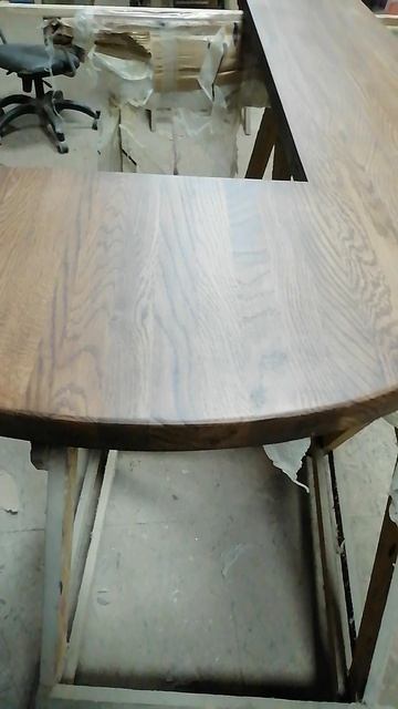 Изготовление подоконника дуб цельноламельный