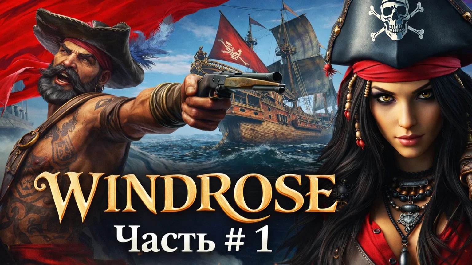 WindRose #1 | Первый ДЕНЬ выживания в опасном мире