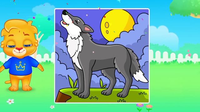 Детский развивающий и познавательный мультфильм, пазлы.