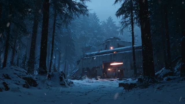 ALONE at OUTPOST XTAL ｜ Dark Winter Sci-Fi Ambience ｜ Ambient Focus Music ｜