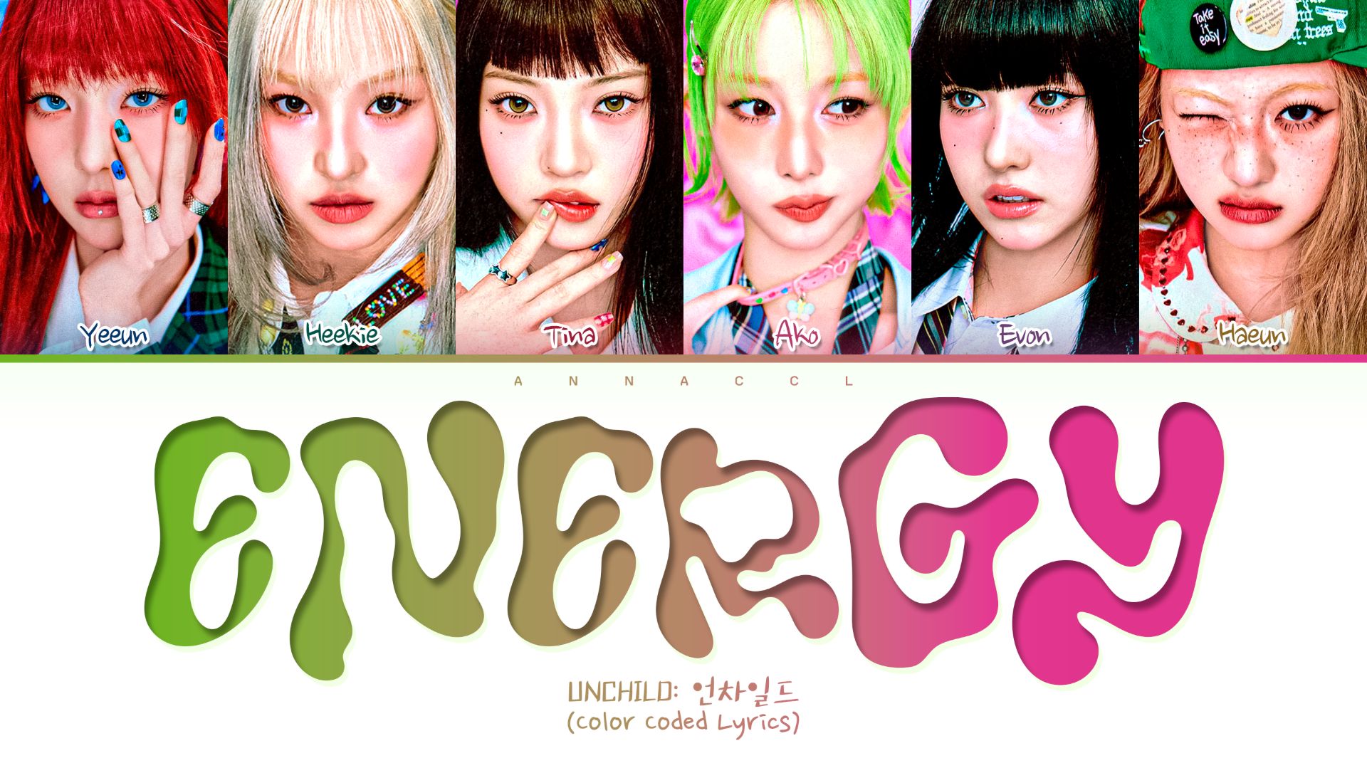 UNCHILD ENERGY (Перевод на русский) (Color Coded Lyrics)