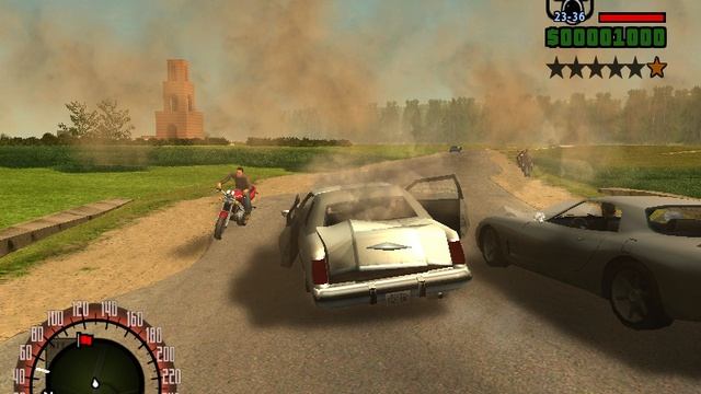 GTA Original Russia запись видео с Fraps. Отрывок 1.